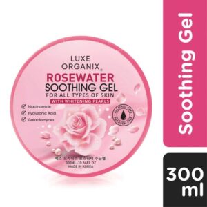 Rosewater Soothing Gel 300 ml by LUXE ORGANIX